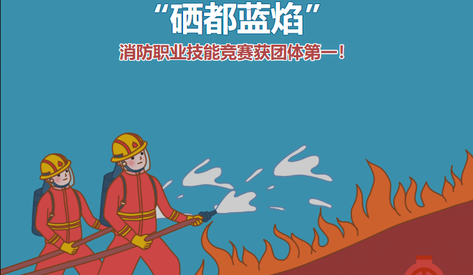 星光天地物业部谢昌浩在恩施州消防职业技能竞赛中荣获团体第一名